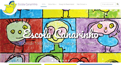 Desktop Screenshot of escolacanarinho.com.br